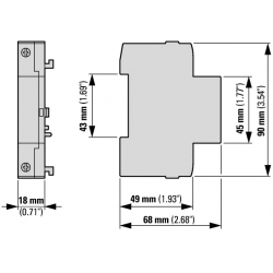 Wyzwalacz wzrostowy 230V AC A-PKZ0(230V50HZ) 073187 EATON